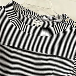 J.Crew Monochrome Striped Blouse